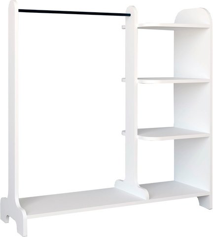 VCM Kleiderschrank »Lempu«, BxHxT: 106 x 110 x 35 cm - weiss