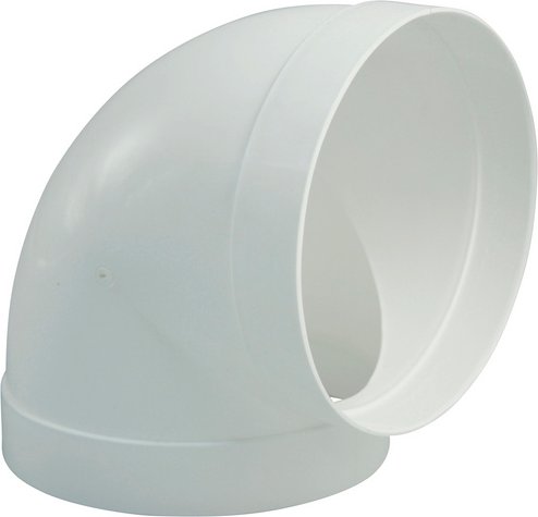 Thumbnail - MARLEY Bogen »Lüftungtechnik«, Kunststoff, Ø 10 cm - weiss