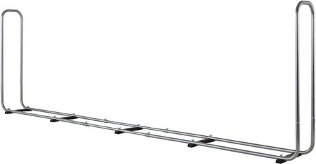 WOLFCRAFT Stapelhilfe, silberfarben, geeignet für Holzscheite von 25 - 50 cm