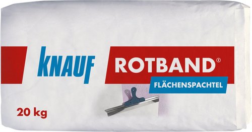 KNAUF Flächenspachtel »Rotband«, für Wand und Decke - weiss