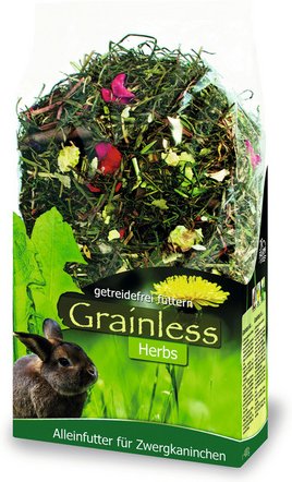 JR FARM Kleintierfutter »Grainless Herbs «, 6 Packungen à 400 g