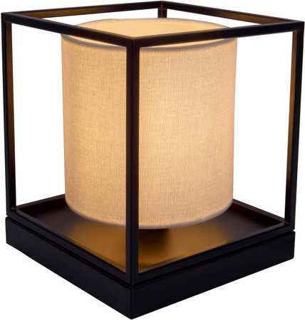 NÄVE Tischleuchte »BETA«, BxL: 150 x 150 mm, ohne Leuchtmittel - weiss