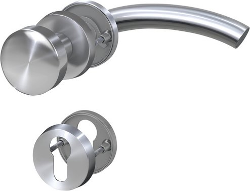 Thumbnail - BASI Rosettengarnitur, edelstahl, silberfarben