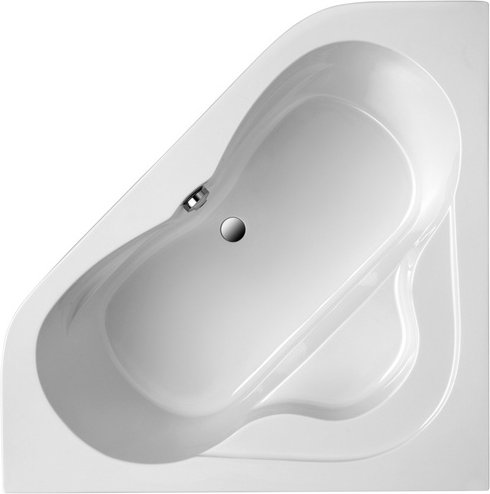 OTTOFOND Badewanne »Lucia«, BxHxL: 140 x 40,5 x 140 cm, trapezförmig - weiss