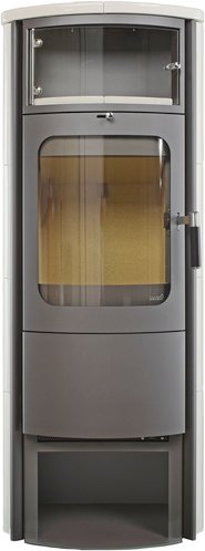 Thumbnail - HARK Kachelofen »Opera B Grande«, cremeweiß, Kacheln, 5 kW, Dauerbrand geeignet - weiss