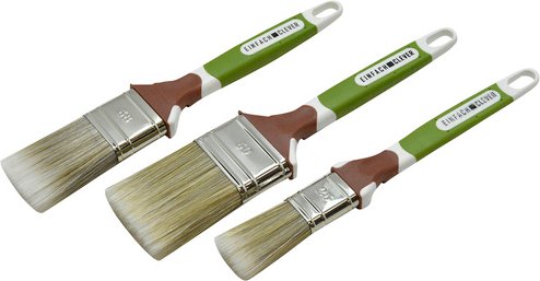 Pinselset, 5 cm, Synthetik - beige