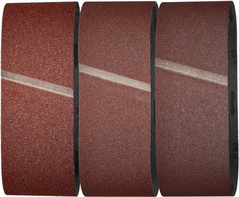 Thumbnail - WOLFCRAFT Schleifband, Körnung: k40/k80/k120, Korund, rot