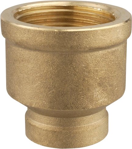 CORNAT Reduziermuffe, Messing, Innengewinde: 3/4" - goldfarben