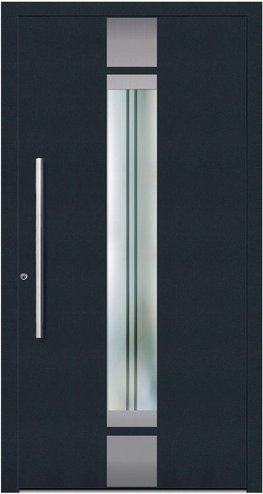 KNOCK Aluminium-Haustür »Terra Nova«, anthrazit - grau