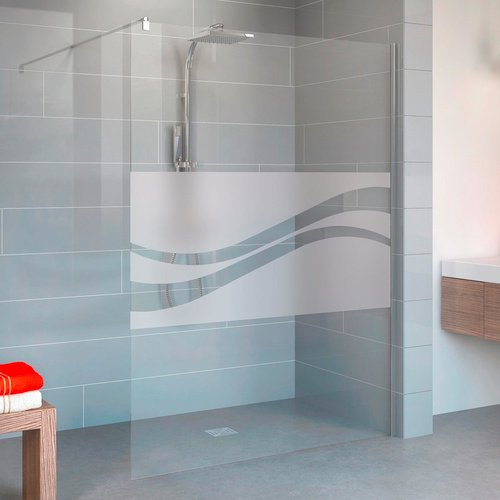 SCHULTE Duschwand »Alexa Style 2.0«, BxH: 100 x 190 cm, ESG, Walk-In, Ecke - silberfarben