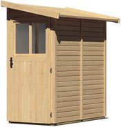 KARIBU Gartenhaus »Görlitz«, Holz, BxHxT: 990 x 214 x 182 cm (Außenmaße)