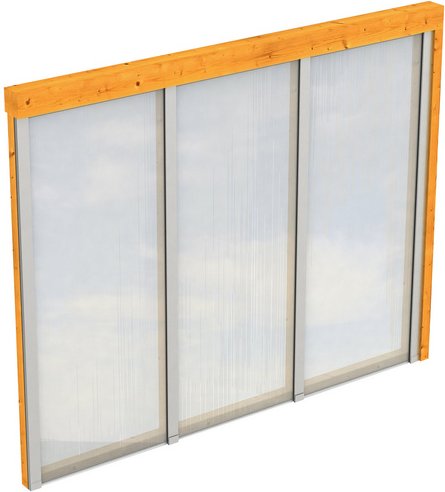 Thumbnail - SKANHOLZ Seitenwand, B x H: 255 x 200 cm, Holz, Farbe: eiche hell