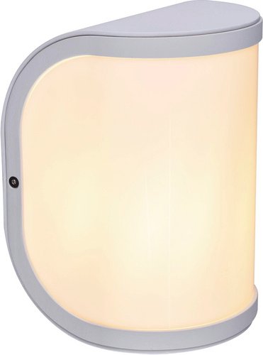 GLOBO LIGHTING Außenleuchte »SEGGA«, Aluminium, 60 W, ohne Leuchtmittel - weiss