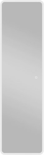 Sanotechnik Spiegel, inkl. LED-Beleuchtung, rechteckig, BxH: 50 x 120 cm - silberfarben