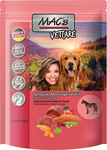 MAC'S Hundesnack »Snack«, Ross, 100 g