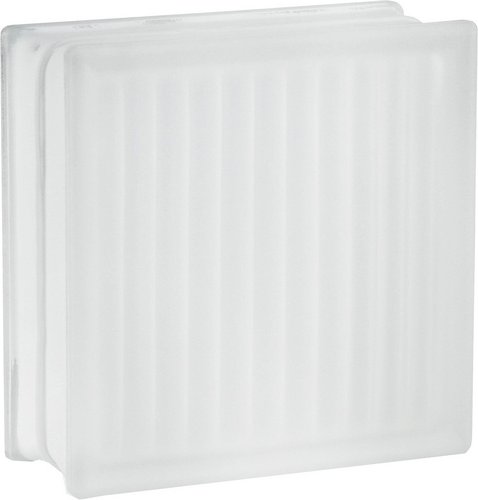 Fuchs Design Glasbaustein, BxH: 190 x 190 mm - weiss