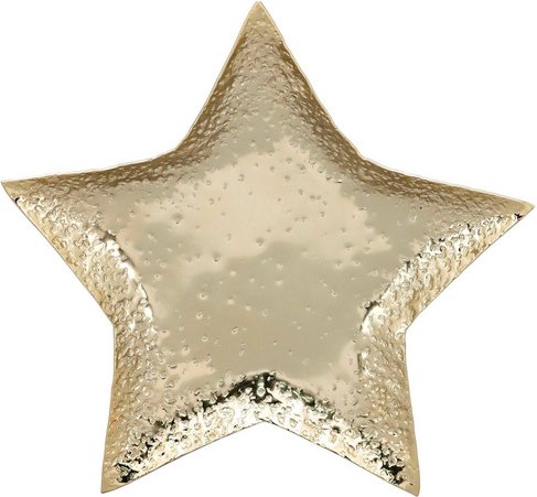 Flowerbox Deko-Tablett - goldfarben