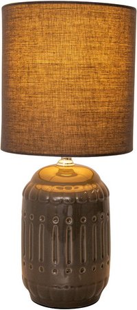 NÄVE Tischleuchte »Erida«, BxL: 135 x 135 mm, ohne Leuchtmittel - grau