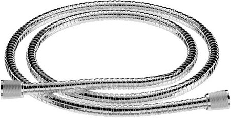 Chris Bergen Brauseschlauch, Edelstahl, chrom, 200 cm - silberfarben