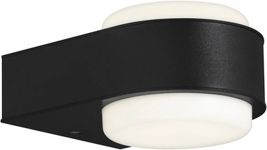 Thumbnail - BRILONER LED-Außenwandleuchte, BxH: 10,4 x 6,9 cm, 6,5 W - schwarz
