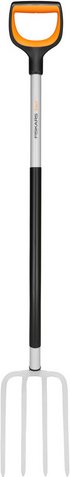 FISKARS Spatengabel »Xact«, Arbeitsbreite: 18,5 cm, Material Werkzeug: Stahl - schwarz | orange | silberfarben