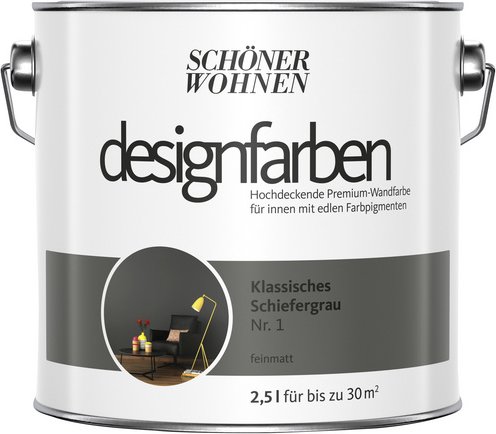 Thumbnail - SCHÖNER WOHNEN FARBE Dispersionsfarbe, matt - grau