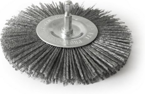 Mr. GARDENER Ersatzbürste, 2 Stück, Passend für EFB 400-1, Nylon - silberfarben