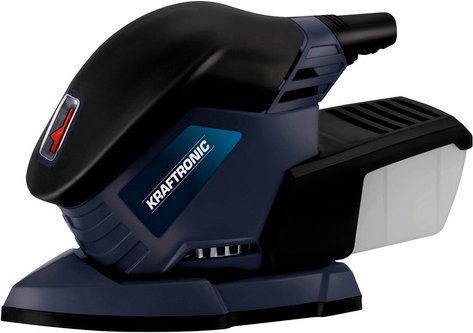 KRAFTRONIC Multischleifer »KT-ES 130«, 130 W, inkl. Zubehör - schwarz