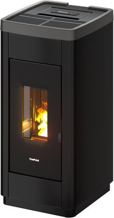 Thumbnail - FREEPOINT Pelletofen »Life 9«, 8,5 kW, Stahl, titanium - silberfarben
