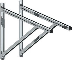 Tecnovis Wandkonsole »Zitec-Eco + Pro«, Länge: 1030 mm - silberfarben