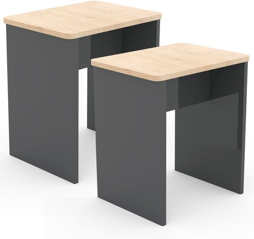 VCM Hocker, BxHxT: 40 x 45 x 30 cm - grau