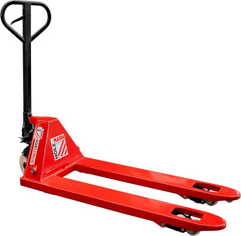 HOLZMANN-MASCHINEN Hubwagen, max. Tragfähigkeit: 2500 kg, Gabellänge x Gabelweite: 115 x 55 - rot