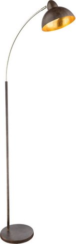 GLOBO LIGHTING Stehleuchte »ANITA«, Höhe: 155 cm, 40 W, Metall matt, rostfarben - orange