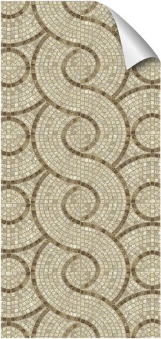 mySPOTTI Duschrückwand-Panel, fresh, Mosaikfliesenoptik, 210x100 cm - beige