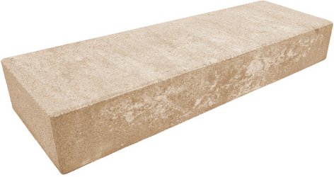 Mr. GARDENER Einzeltrittstufe »LUANDA«, LxBxH: 100 x 35 x 15 cm - grau