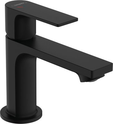Thumbnail - HANSGROHE Waschtisch-Einhebelmischer »Rebris E«, 3/8", wassersparend, mattschwarz, inkl. Ablaufgarnitur