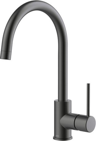 LENZ Küchenarmatur »LIO«, 3/8", Messing, graphitfarben - grau