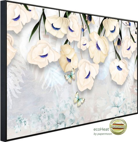 Thumbnail - papermoon Infrarotheizung »EcoHeat - Muster mit Blumen«, Matt-Effekt - bunt