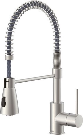 LENZ Küchenarmatur »KALANI«, 3/8", Messing, edelstahlfarben - silberfarben