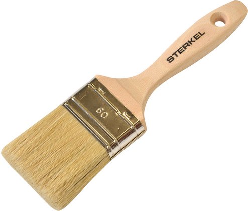 Sterkel Flachpinsel, 6 cm, Kunstfaser | FILLPRO - schwarz