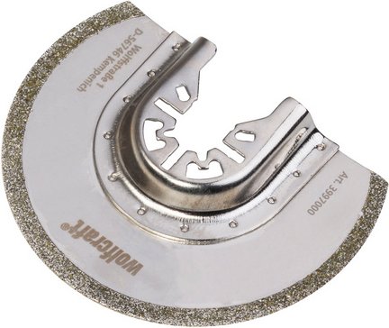 WOLFCRAFT Segmentsägeblatt »PRO«, Ø: 85 mm, Metall/Diamant - silberfarben