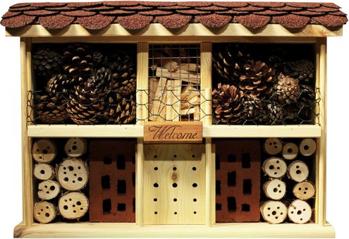 DOBAR Insektenhotel Landhaus Komfort - braun
