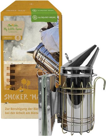 My Little Farm Smoker »Maya«, geeignet für Bienen, Metall - grau