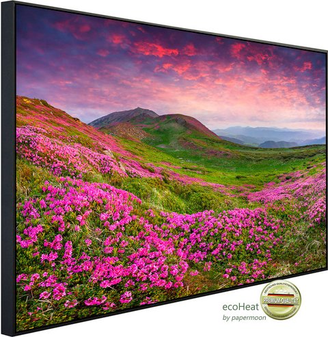 Thumbnail - papermoon Infrarotheizung »EcoHeat - Rhododendron Blumen«, Matt-Effekt - bunt