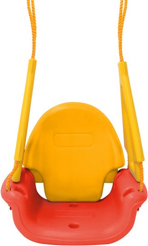 Thumbnail - JAMARA Schaukel »Grow with me«, mit Sicherheitsbügel, verstellbar, ab 12 Monaten - gelb | rot