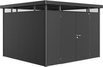 Thumbnail - BIOHORT Gerätehaus »Gerätehaus Highline«, BxHxT: 314,3 x 221 x 314,3 cm (Außenmaß), Gr. H6, dunkelgrau-metallic,