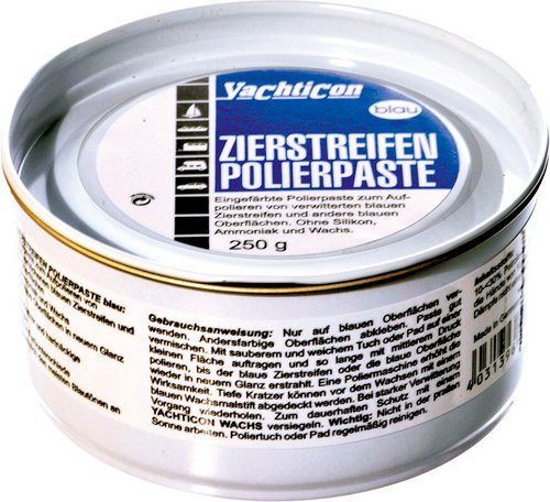 Yachticon Politur, Zierstreifen - blau