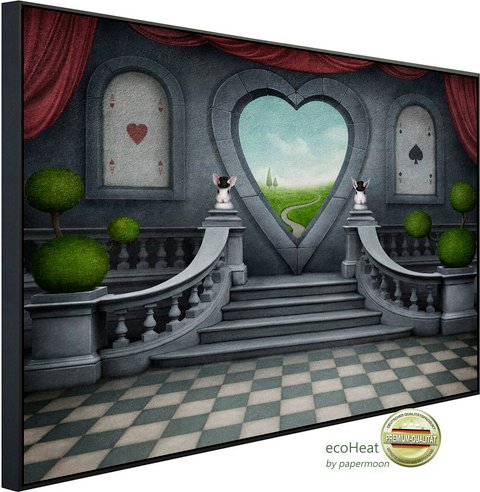 papermoon Infrarotheizung »EcoHeat - Fantasie Welt«, Matt-Effekt - bunt