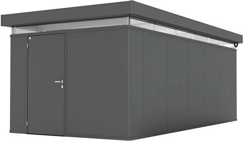 BIOHORT Gerätehaus »CasaNova«, BxHxT: 330 x 250 x 630 cm (Aufstellmaße), Stahl - grau