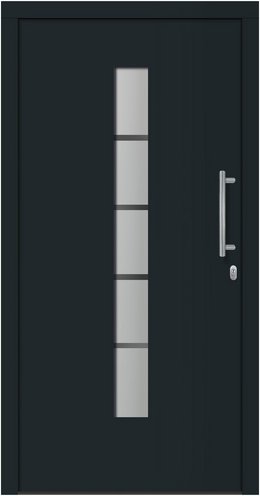 RORO Haustür »R351 Luxus« - grau